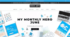 Desktop Screenshot of heroarts.com